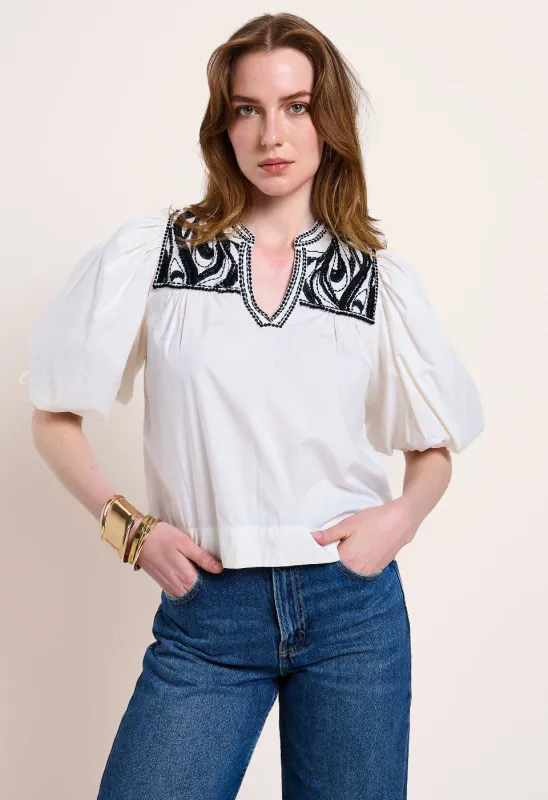 Sheila Top Vanilla made by Ivalo.com