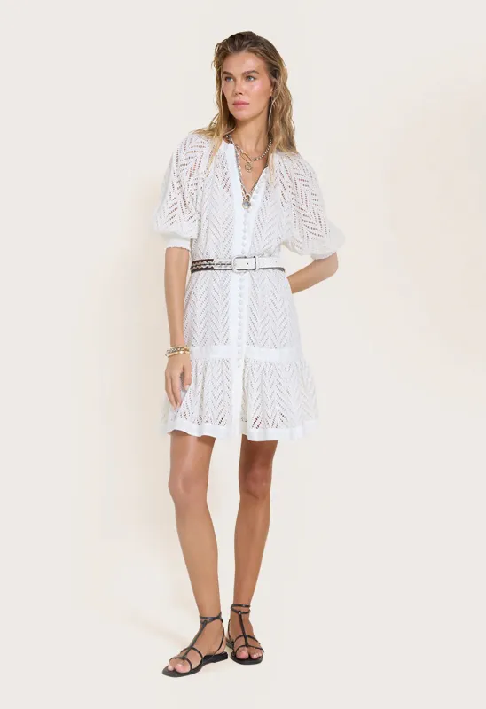 Solis Mini Dress Crispy White sold by Ivalo.com