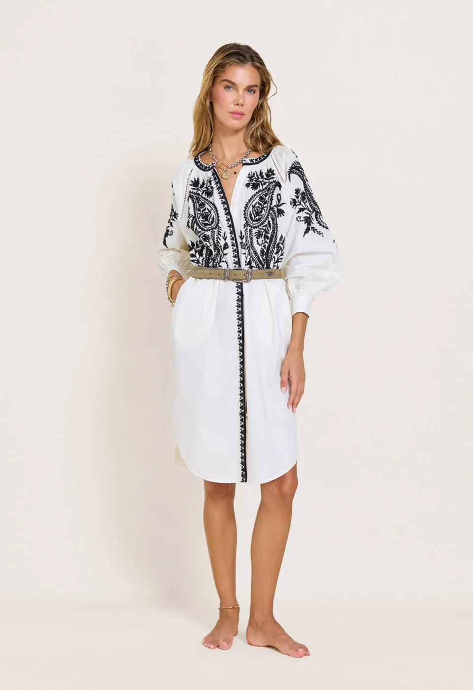 Gaia Dress Vanilla sold by Ivalo.com