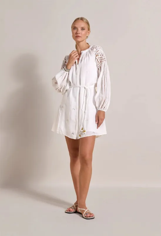 Lucy Short Dress Crispy White sold by Ivalo.com