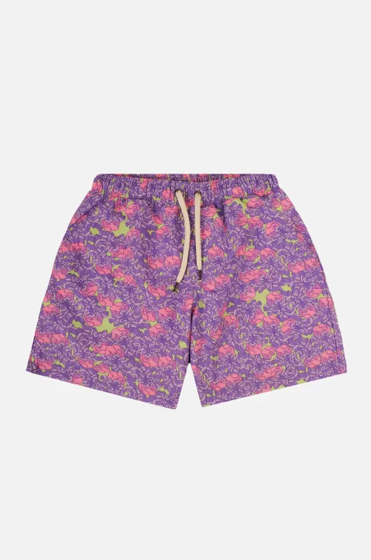 Men's Trippyplant Swim Shorts Sour Grape sold by Ivalo.com