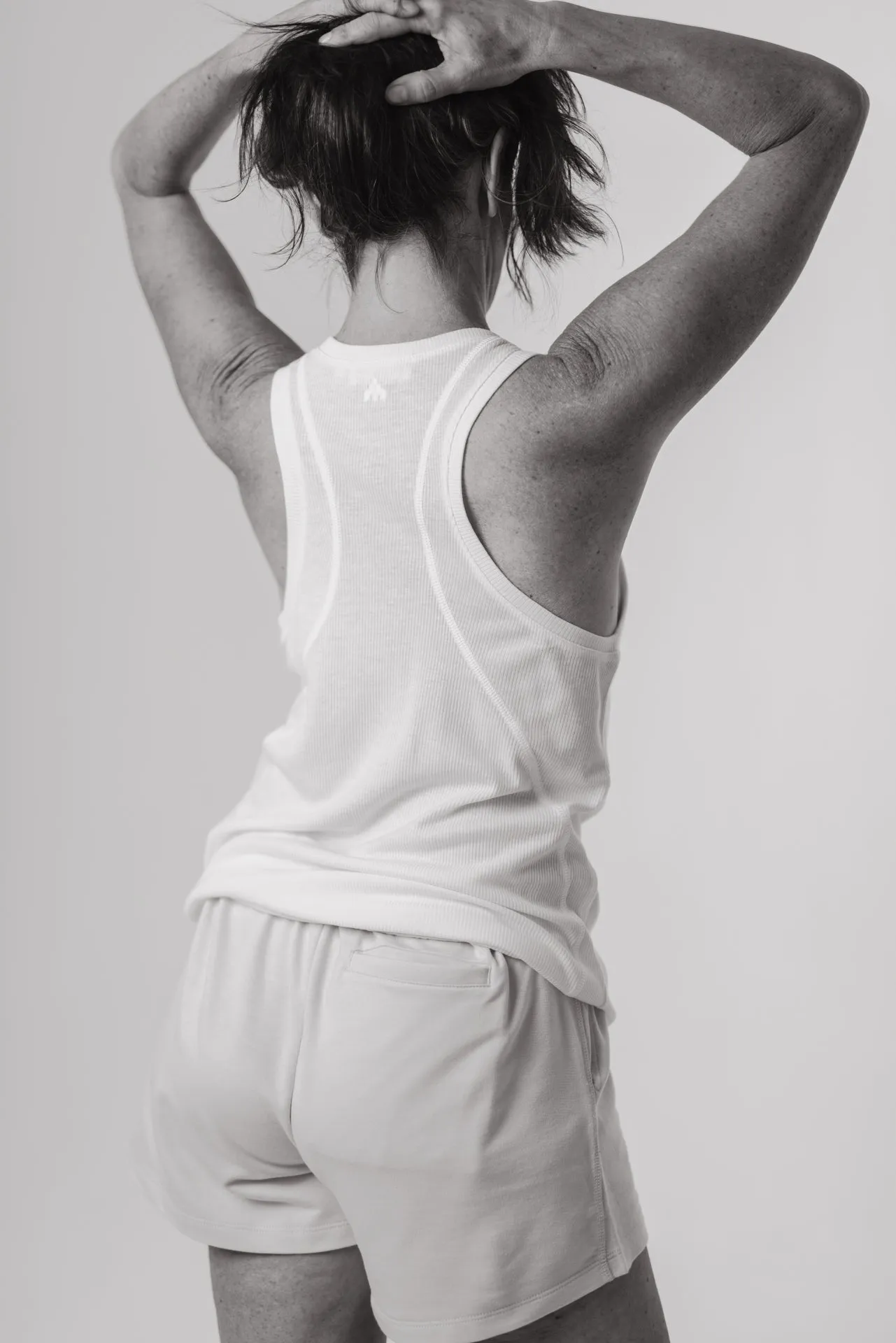 Ribbed Tech Tank Top Off White sold by Ivalo.com product image thumbnail 5