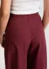 Women's Palazzo Cotton Pants Burgundy sold by Ivalo.com