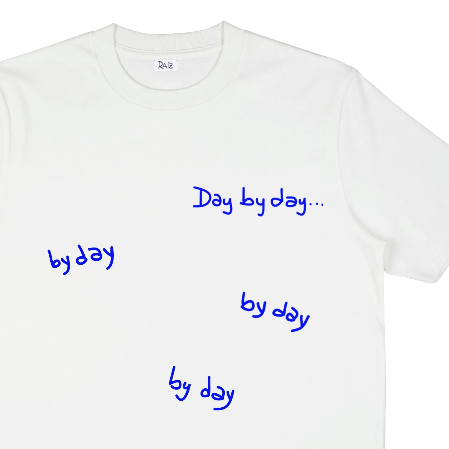 Day By Day T-Shirt White sold by Ivalo.com product image thumbnail 3