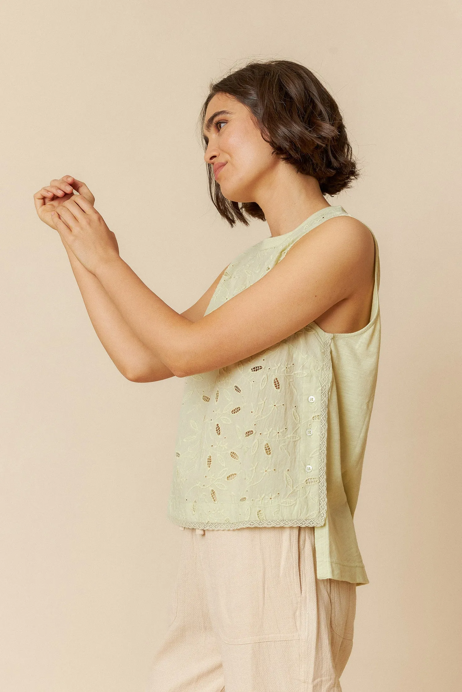 Lace Combined Top Green sold by Ivalo.com product image thumbnail 2