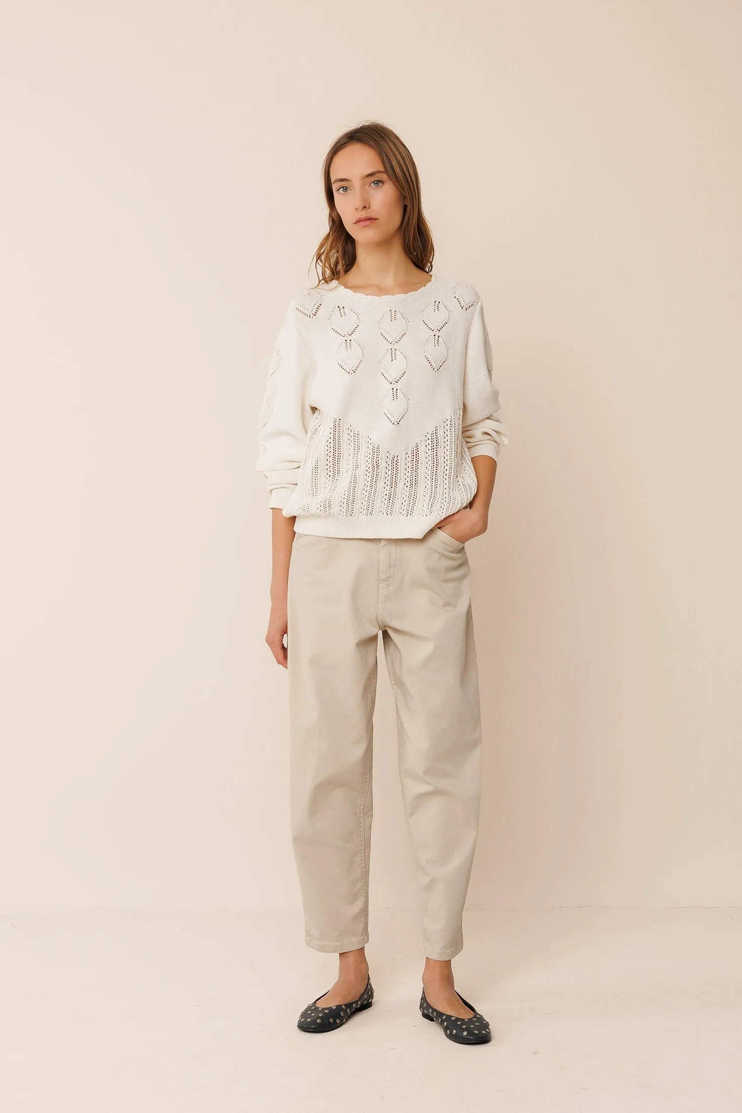 Crochet Effect Sweater White sold by Ivalo.com product image thumbnail 5