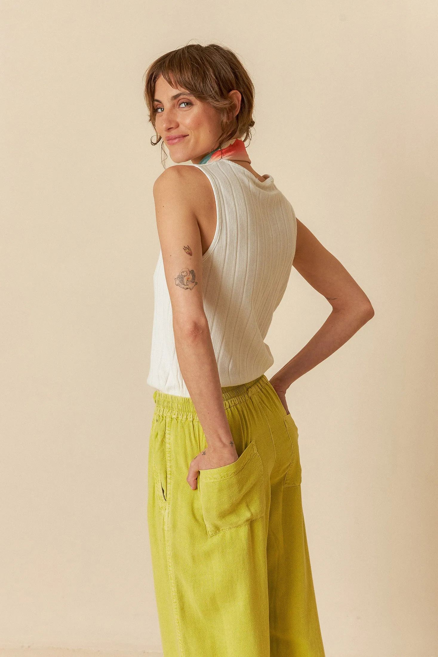 Knit Tank Top White sold by Ivalo.com product image thumbnail 2