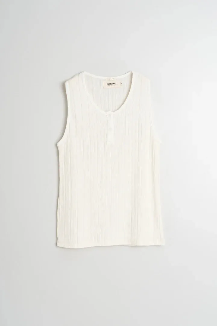 Knit Tank Top White sold by Ivalo.com product image thumbnail 5