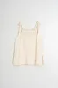 Double Gauze Top Ecru sold by Ivalo.com