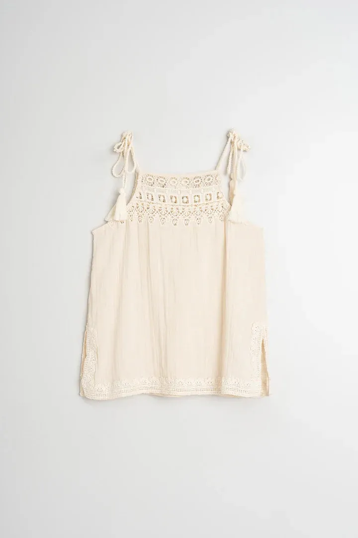 Double Gauze Top Ecru sold by Ivalo.com product image thumbnail 5