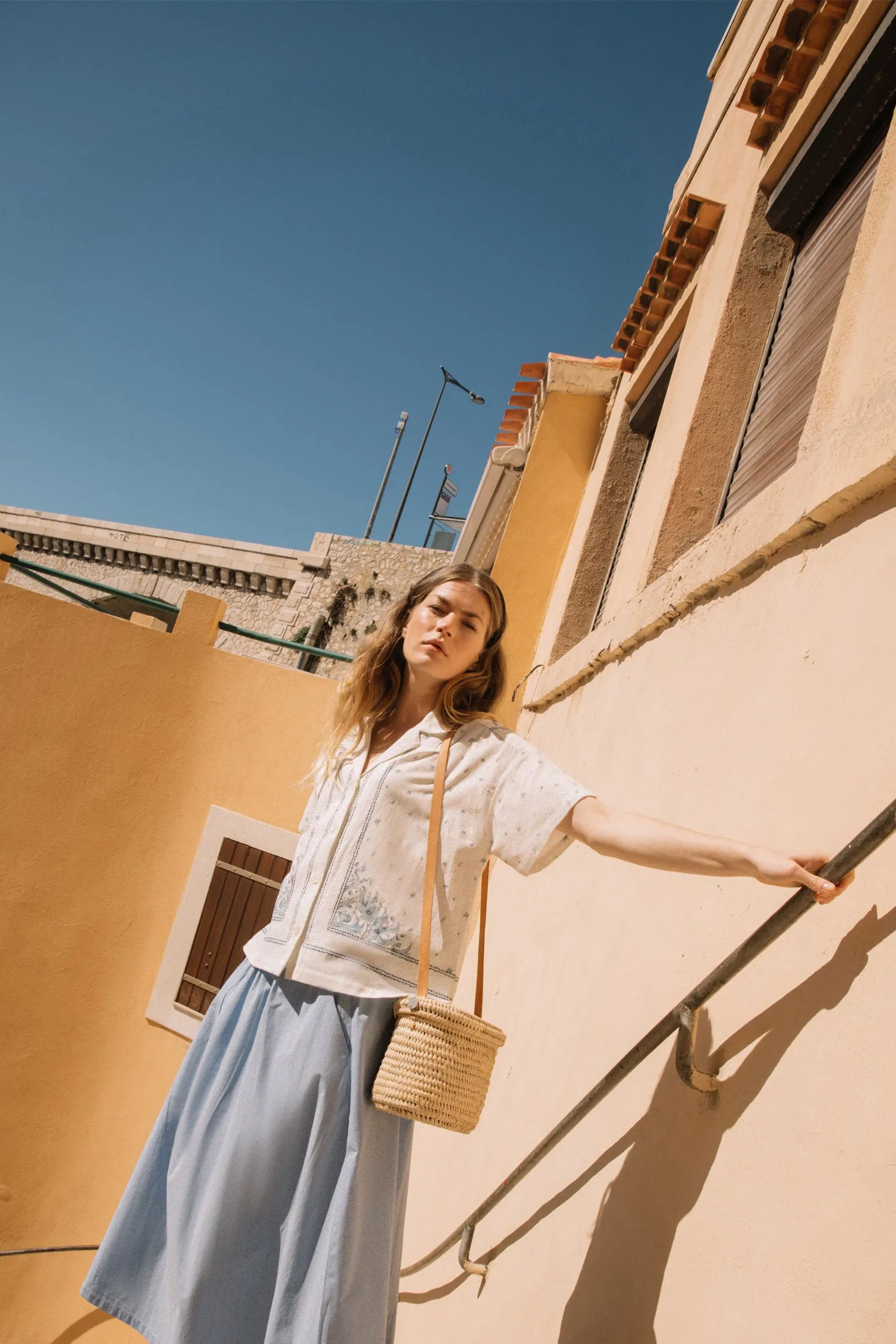 Cotton Flower Shirt Ecru sold by Ivalo.com product image thumbnail 5