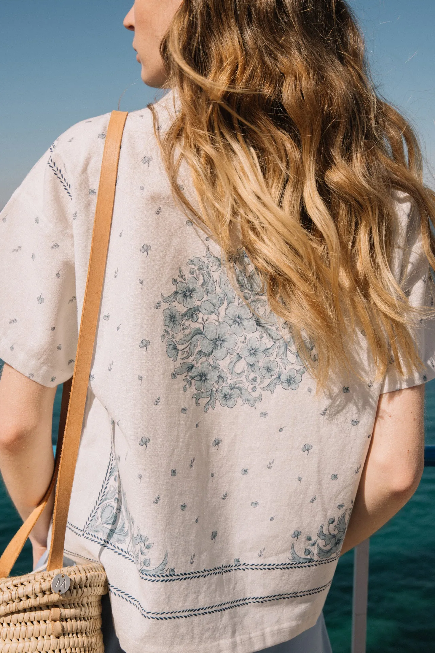 Cotton Flower Shirt Ecru sold by Ivalo.com product image thumbnail 2