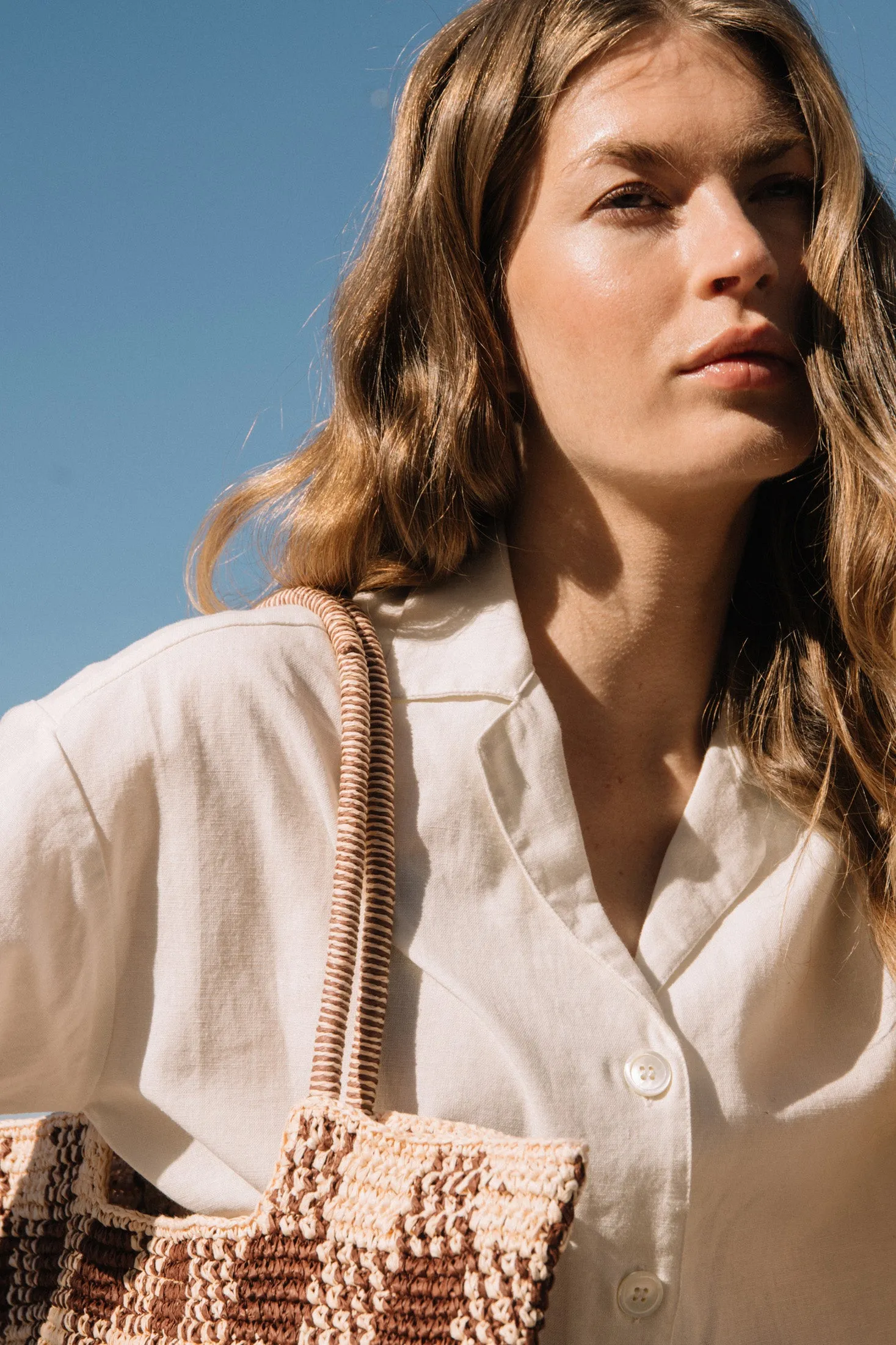 Cotton Cactus Shirt White/Chocolate sold by Ivalo.com product image thumbnail 5