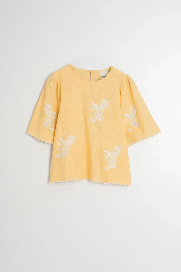 Butterfly Sleeve Blouse Tangerine sold by Ivalo.com product image thumbnail 5