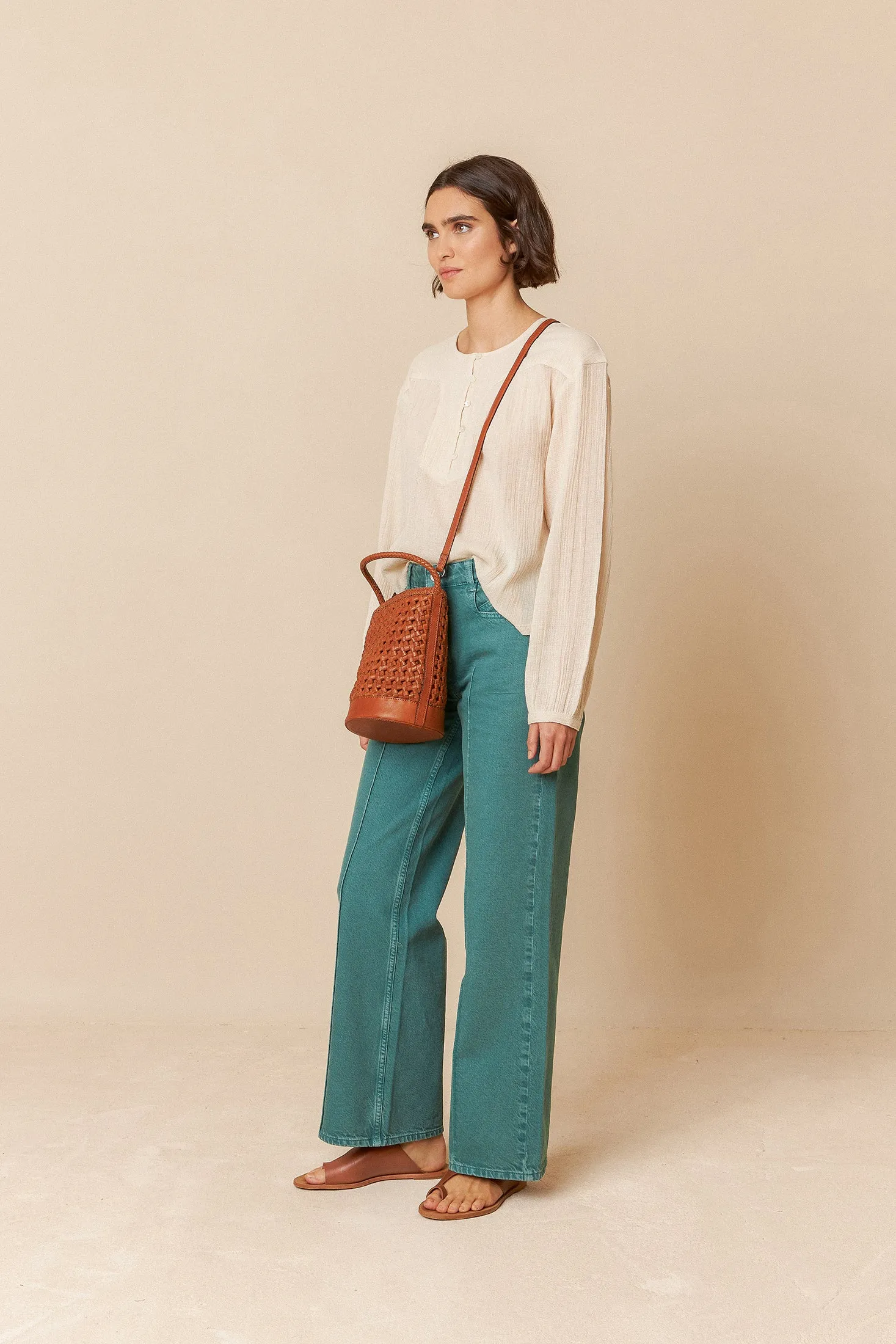 Bombed Sleeve Blouse Stone sold by Ivalo.com product image thumbnail 5