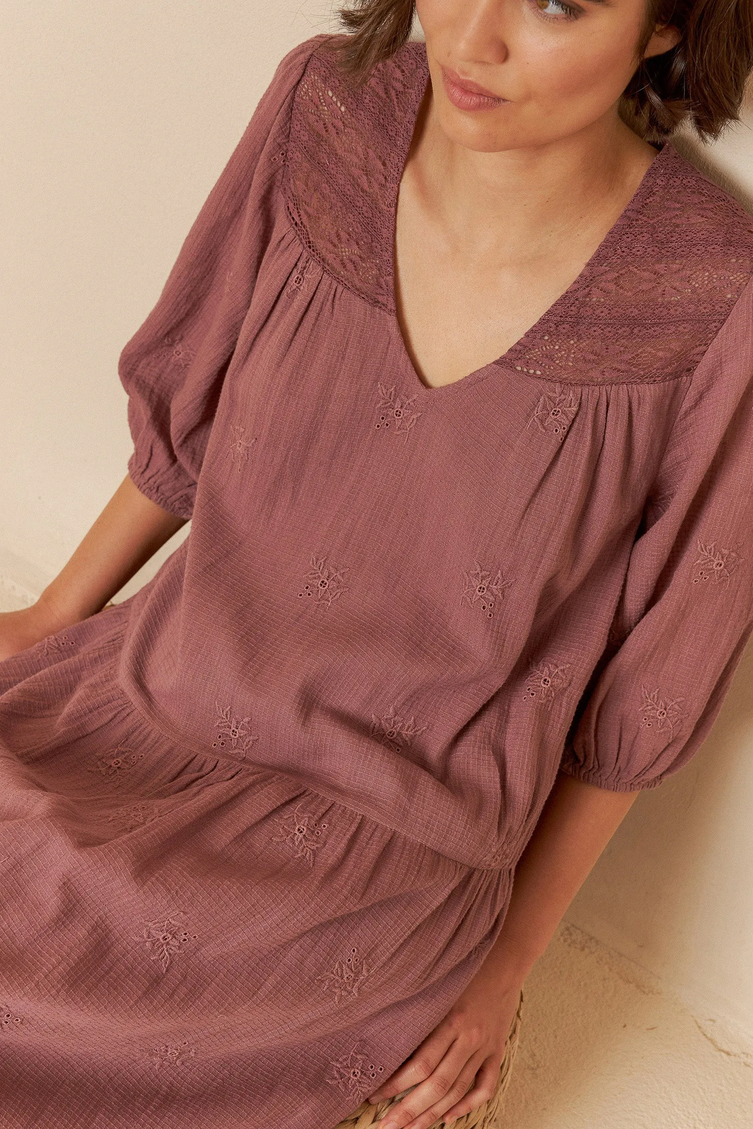 Balloon Sleeve Dress Purple sold by Ivalo.com product image thumbnail 4