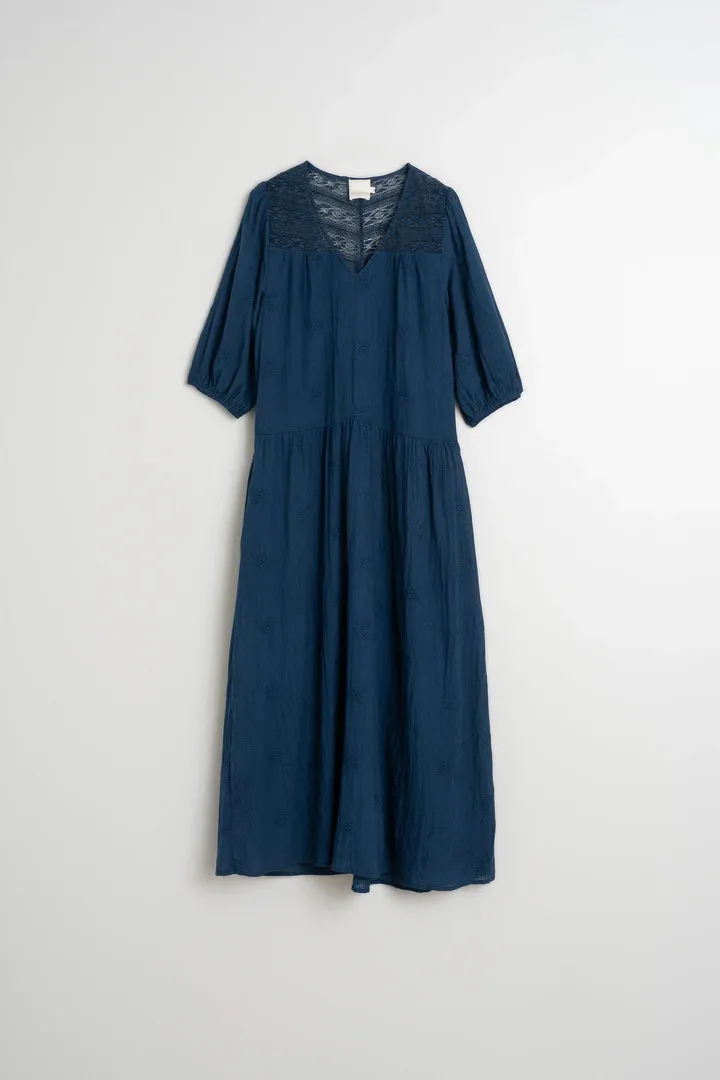 Balloon Sleeve Dress Blue sold by Ivalo.com product image thumbnail 5