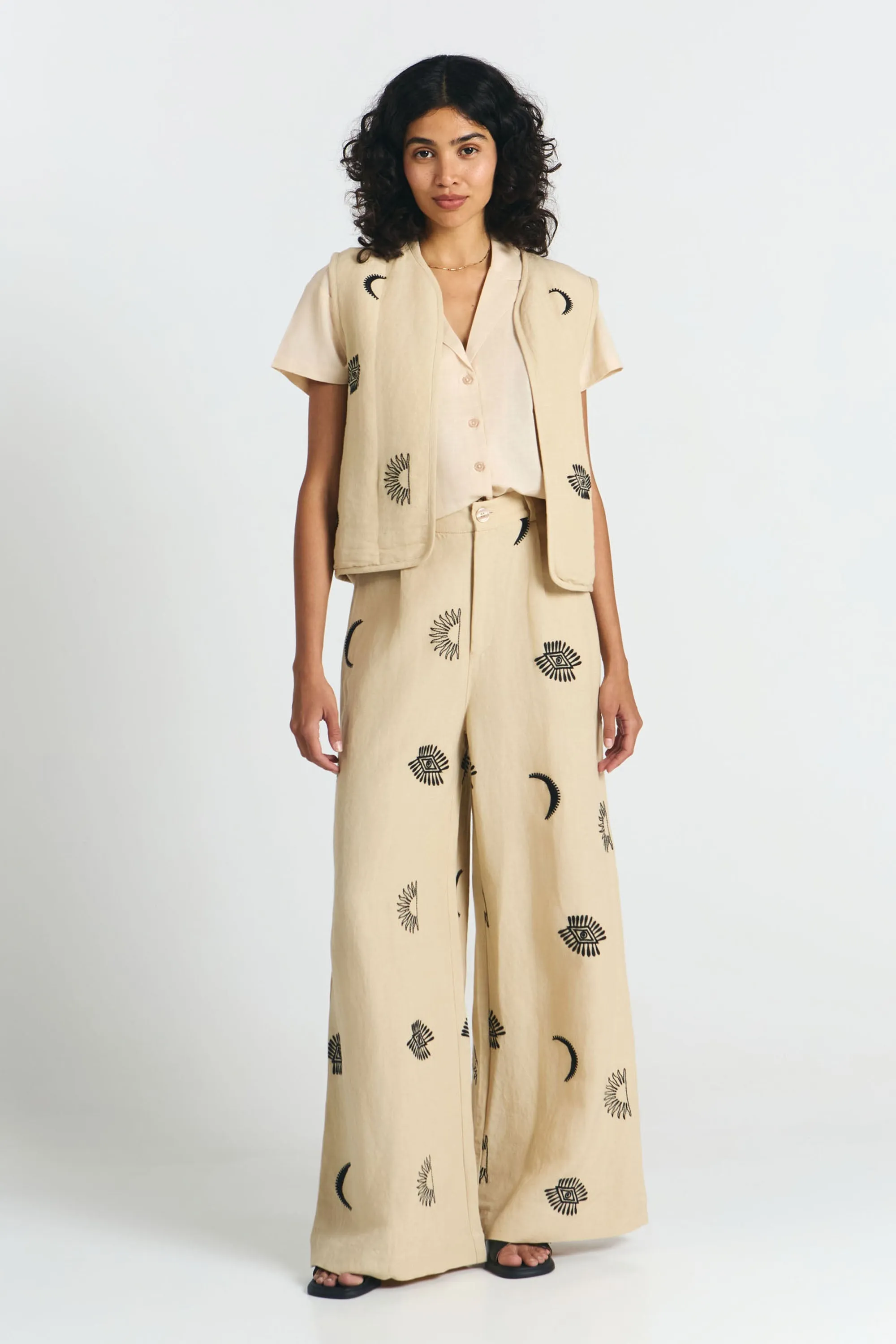 Randa Pants Embroidered Beige sold by Ivalo.com product image thumbnail 3