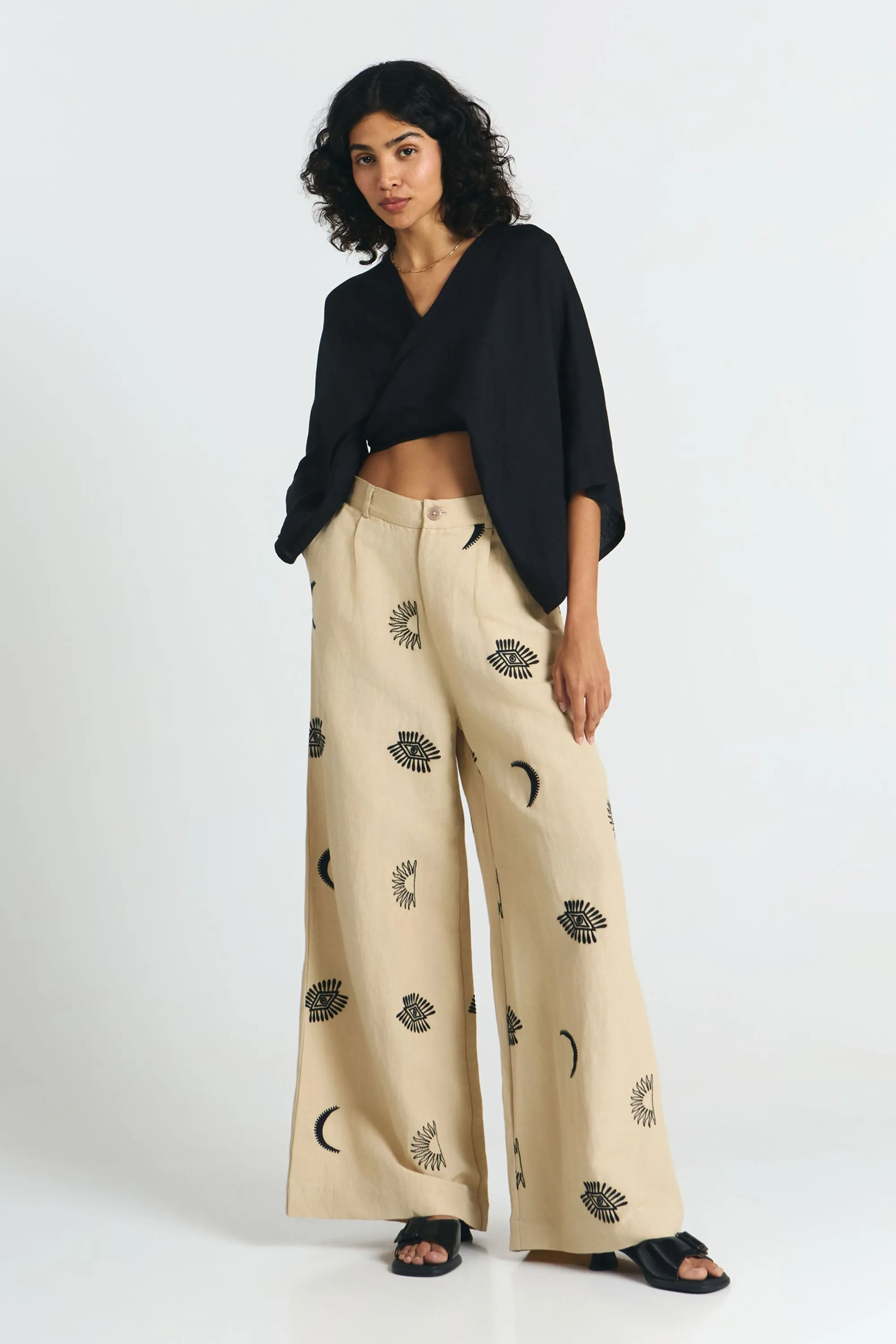 Randa Pants Embroidered Beige sold by Ivalo.com product image thumbnail 2