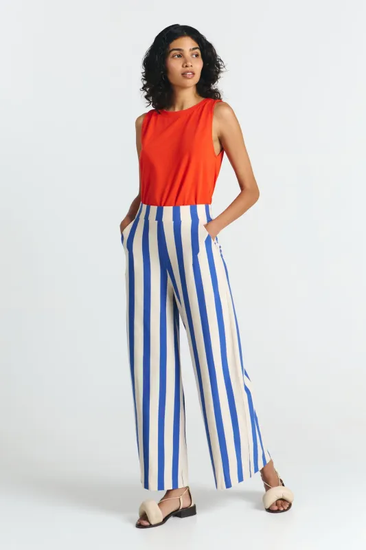 Palau Pants Blue Stripes sold by Ivalo.com