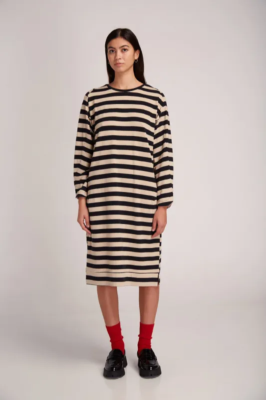 Pasu Dress Beige / Black Stripes sold by Ivalo.com