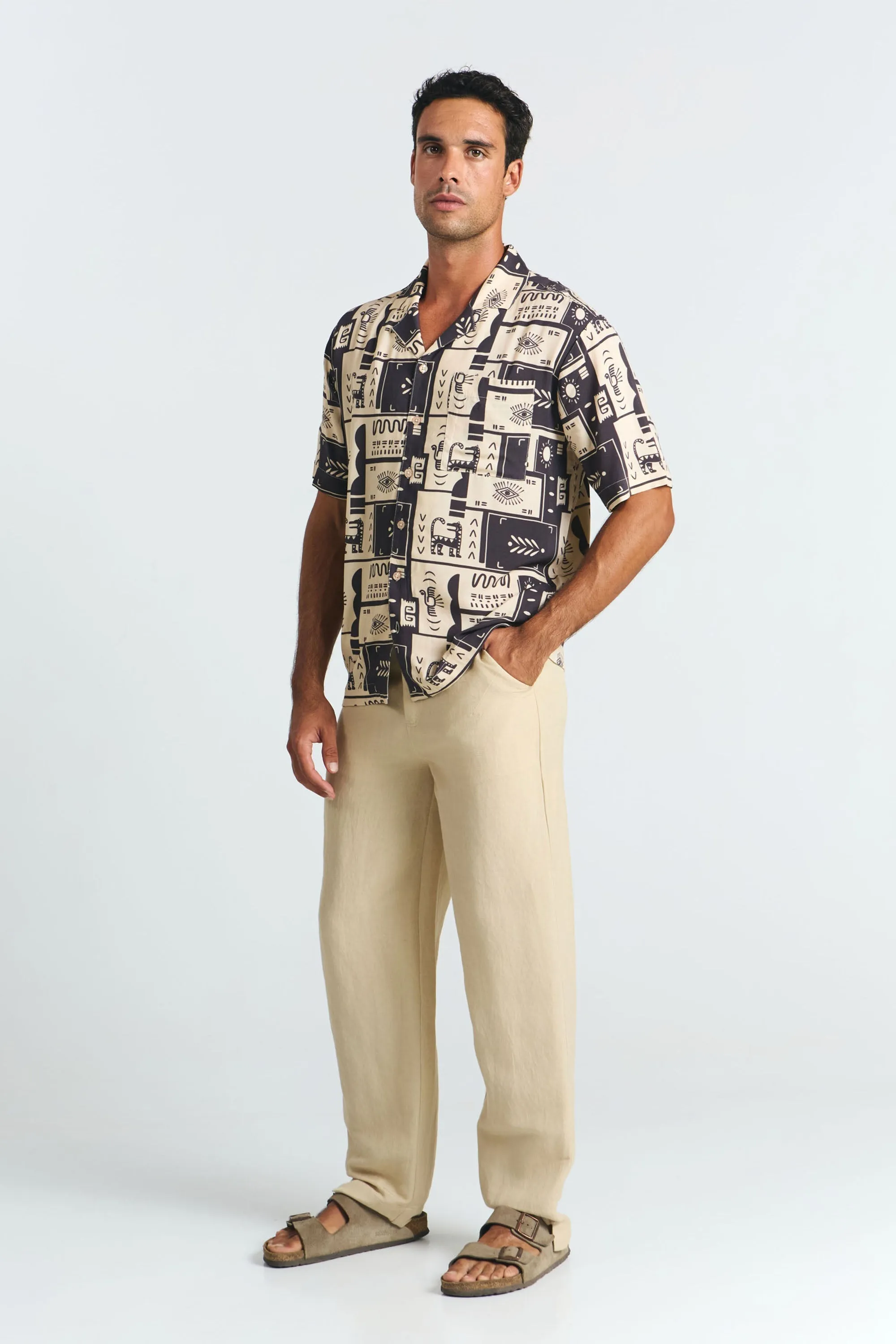 Men's Belice Shirt Ethnic Print sold by Ivalo.com product image thumbnail 2