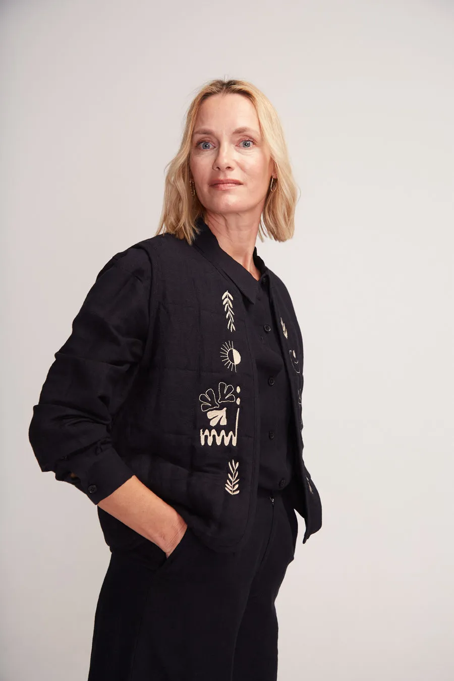 Aneto Padded Vest With Front Embroidery sold by Ivalo.com product image thumbnail 3