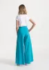 Women's Palazzo Cotton Pants Aqua sold by Ivalo.com