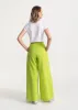 Women's Palazzo Cotton Pants Pistachio sold by Ivalo.com