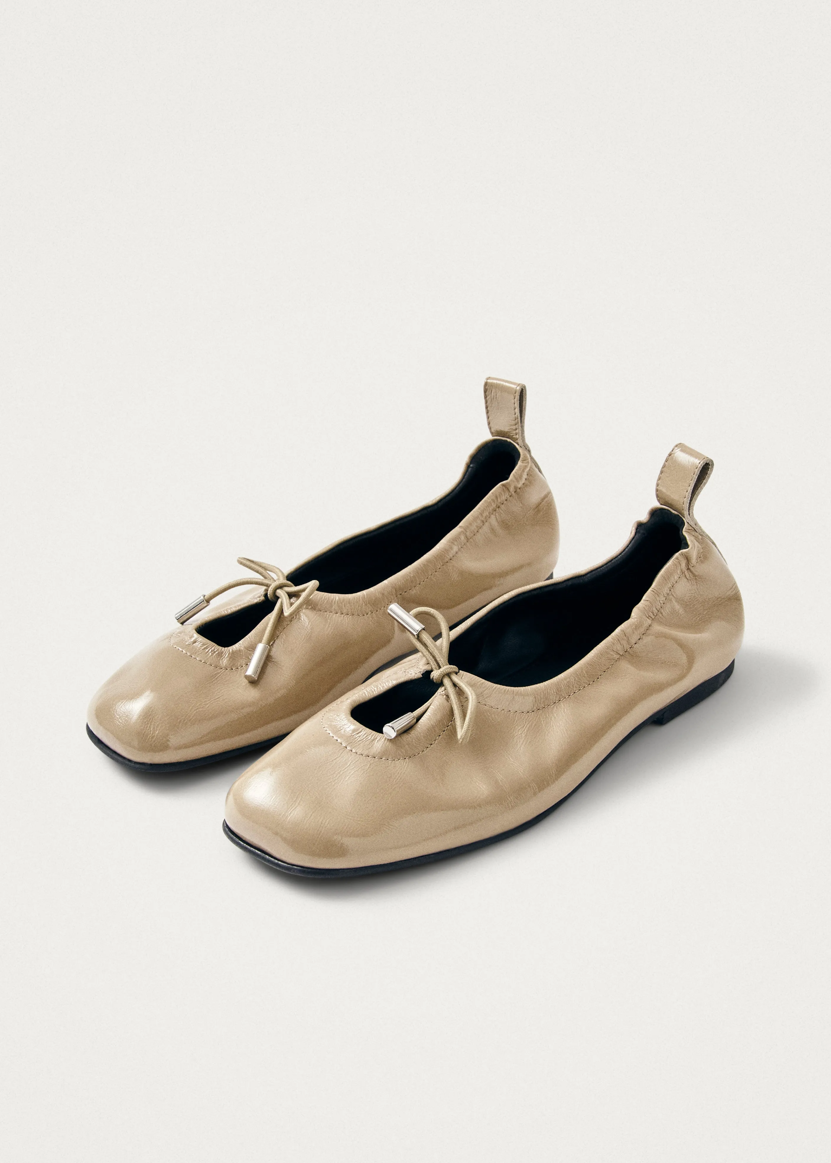 Rosalind Leather Ballet Flats Onix Beige sold by Ivalo.com