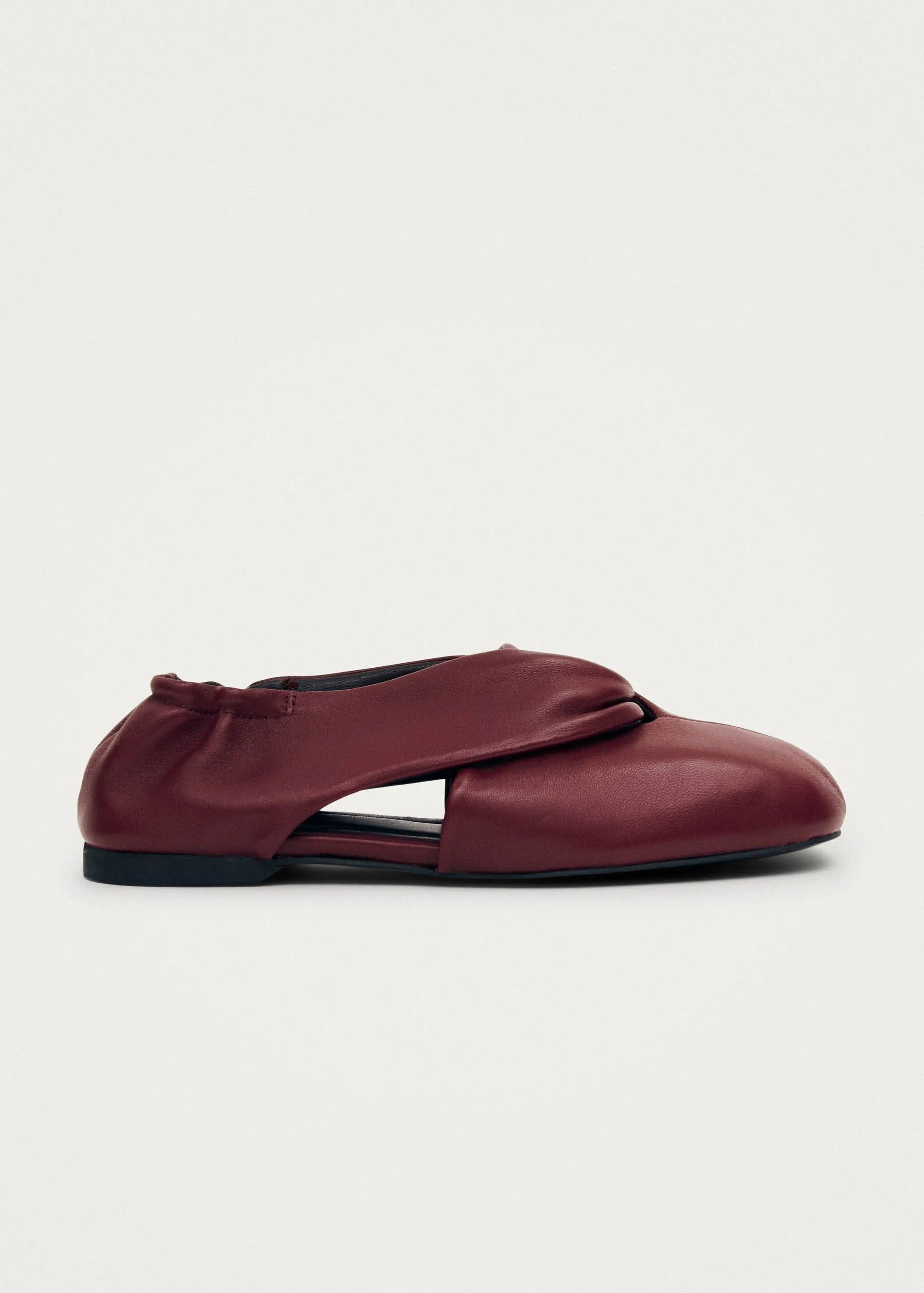 Alaula Leather Ballet Flats Burgundy sold by Ivalo.com product image thumbnail 2