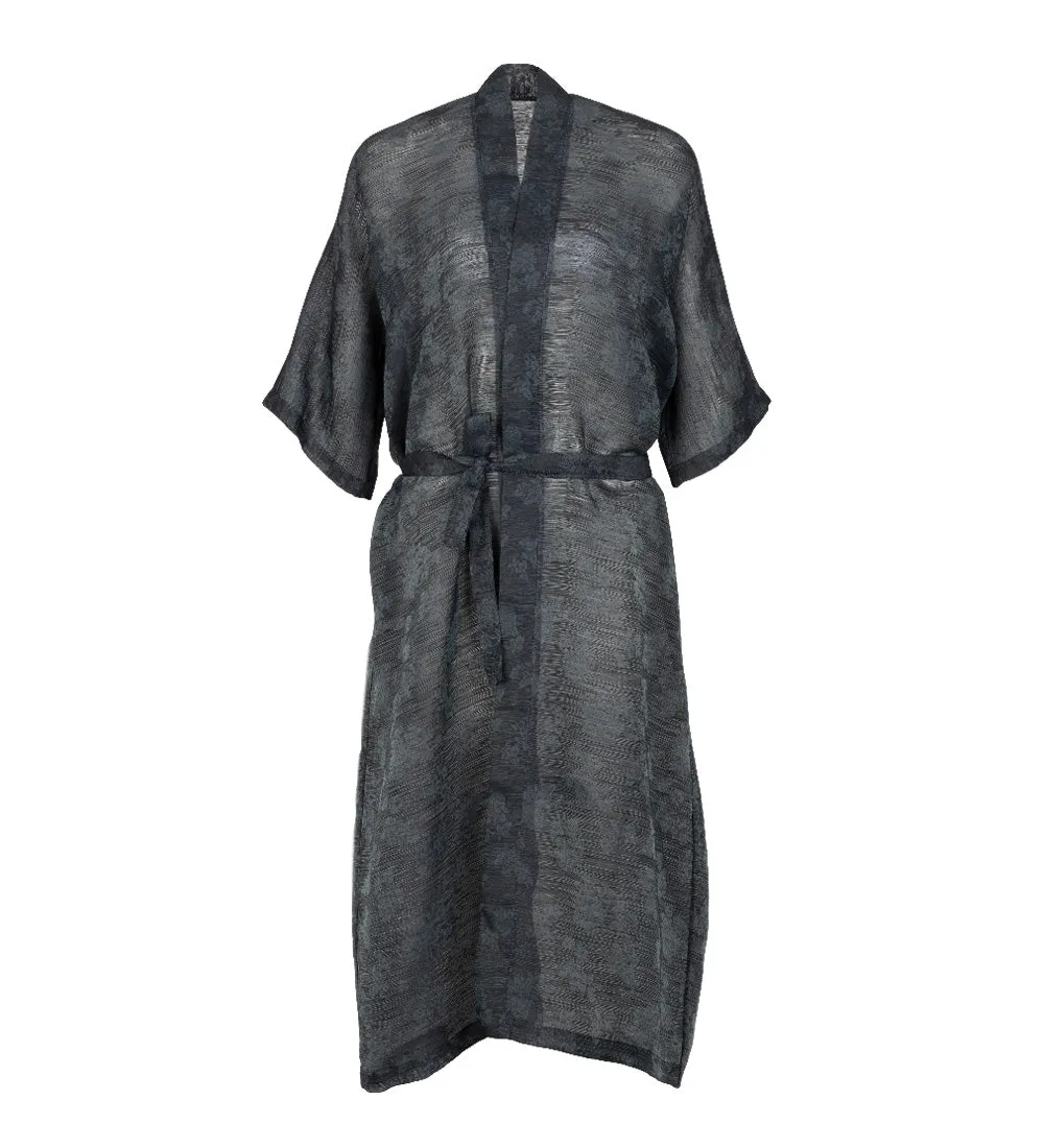 Vesper Silk Blend Robe Black sold by Ivalo.com product image thumbnail 2