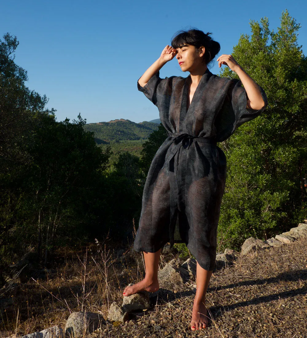 Vesper Silk Blend Robe Black sold by Ivalo.com product image thumbnail 5