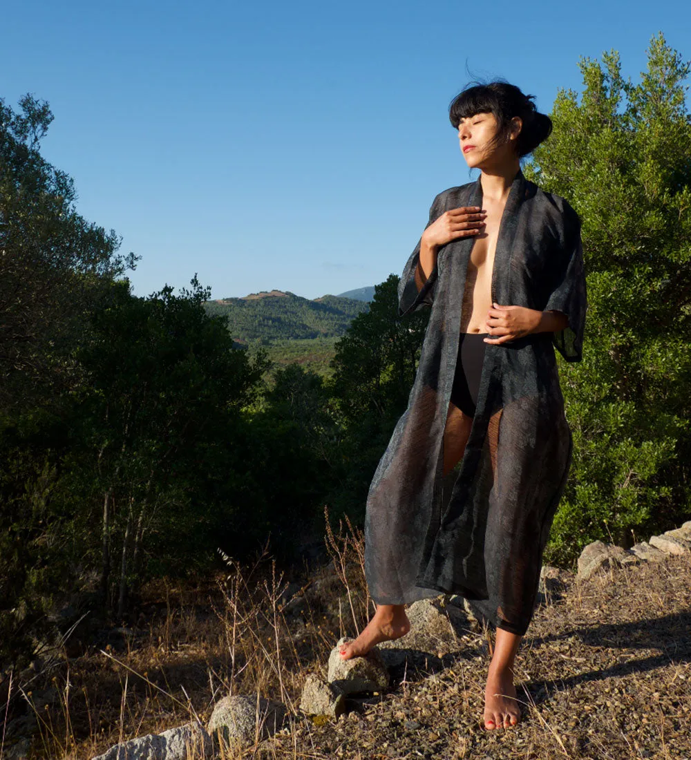 Vesper Silk Blend Robe Black sold by Ivalo.com product image thumbnail 3