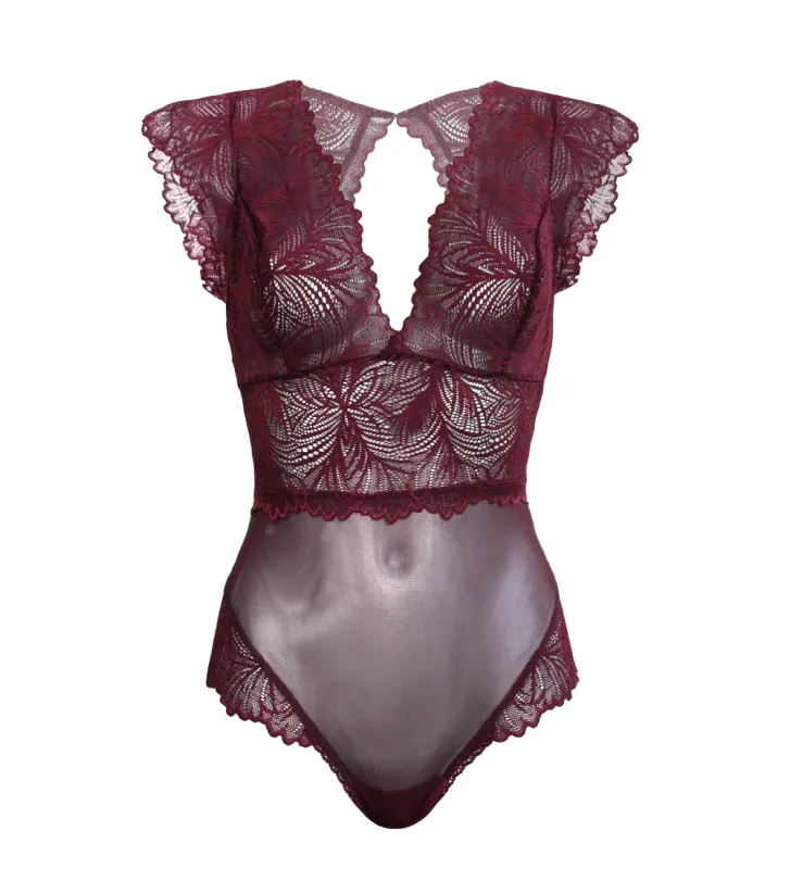 Amara Bodysuit Plum sold by Ivalo.com
