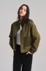 Ruffle Organic Cotton Jacket Dark Green sold by Ivalo.com