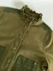 Ruffle Organic Cotton Jacket Dark Green sold by Ivalo.com
