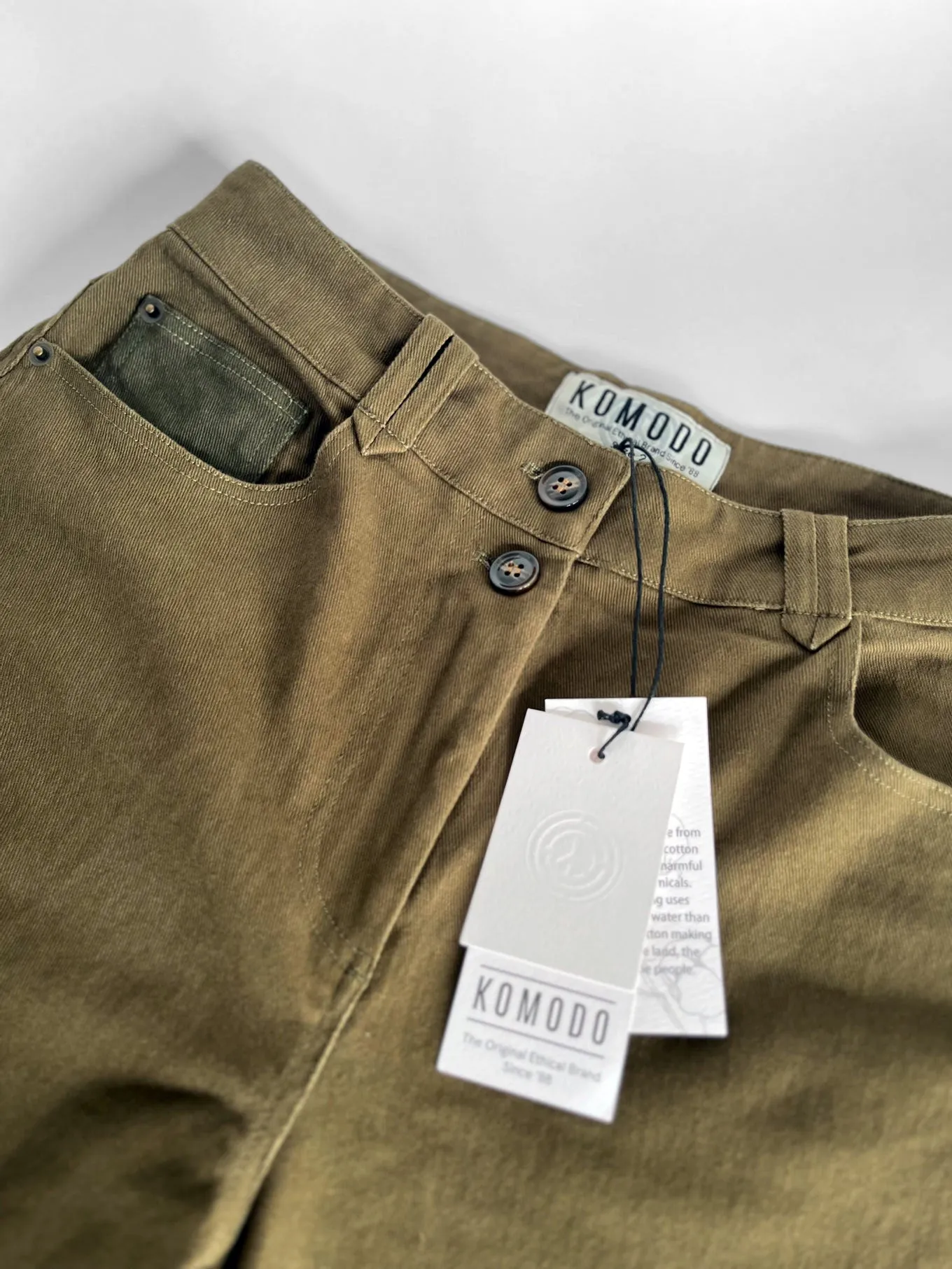 Ranger Organic Cotton Trousers Light Green sold by Ivalo.com product image thumbnail 4