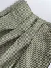 Lola Organic Cotton Trousers Green Stripe sold by Ivalo.com