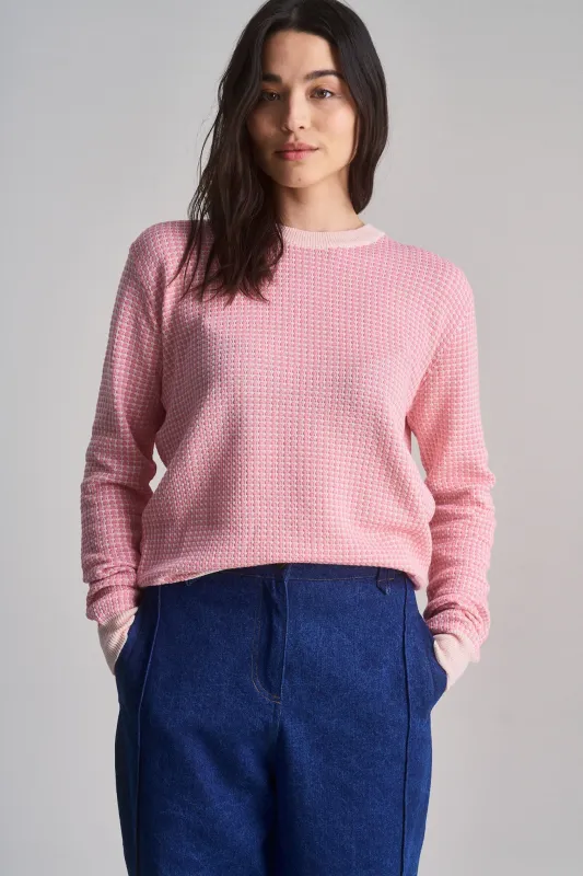Hana Organic Cotton Jumper Pink sold by Ivalo.com
