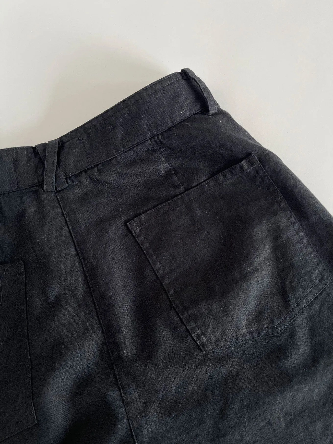 Emmie Organic Linen Cotton Shorts Black sold by Ivalo.com product image thumbnail 5