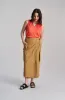 Cargo Organic Cotton Skirt Camel sold by Ivalo.com