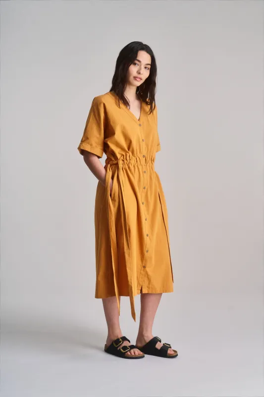 Dusk Organic Cotton Dress Orange sold by Ivalo.com