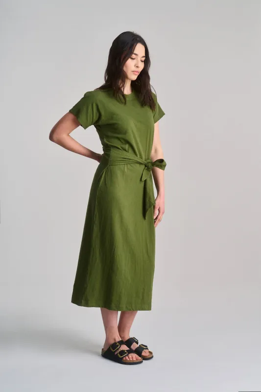 Fonda Organic Cotton Dress Green sold by Ivalo.com