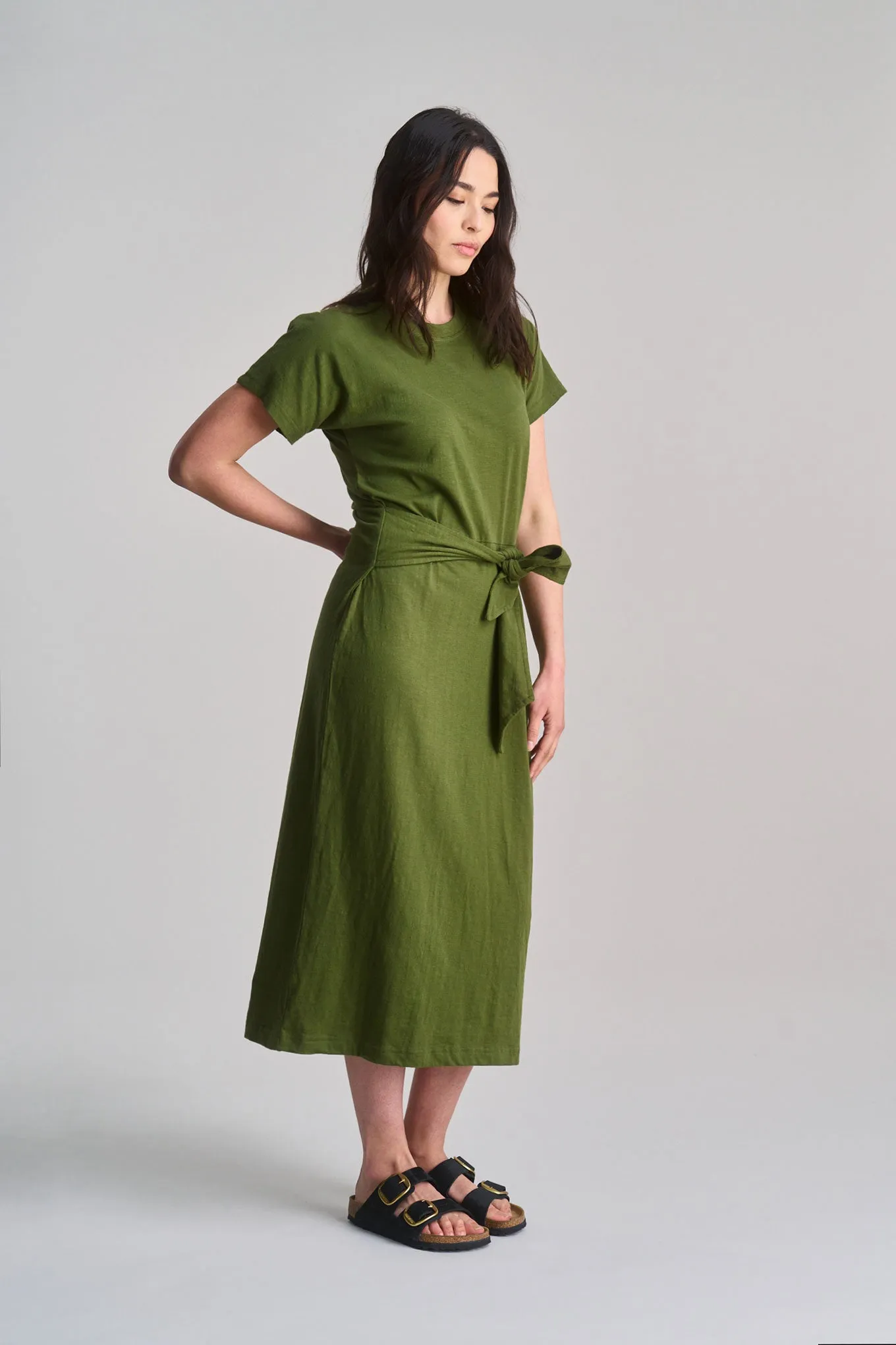 Fonda Organic Cotton Dress Green sold by Ivalo.com
