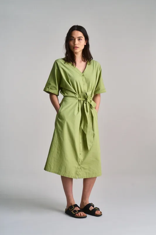 Dusk Organic Cotton Dress Sage sold by Ivalo.com