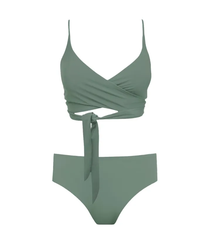 Lin + Core Bikini Set Sage sold by Ivalo.com