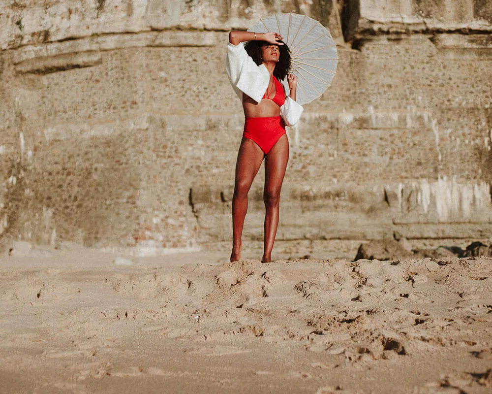 Core High Bikini Bottom Geranium Red sold by Ivalo.com product image thumbnail 2