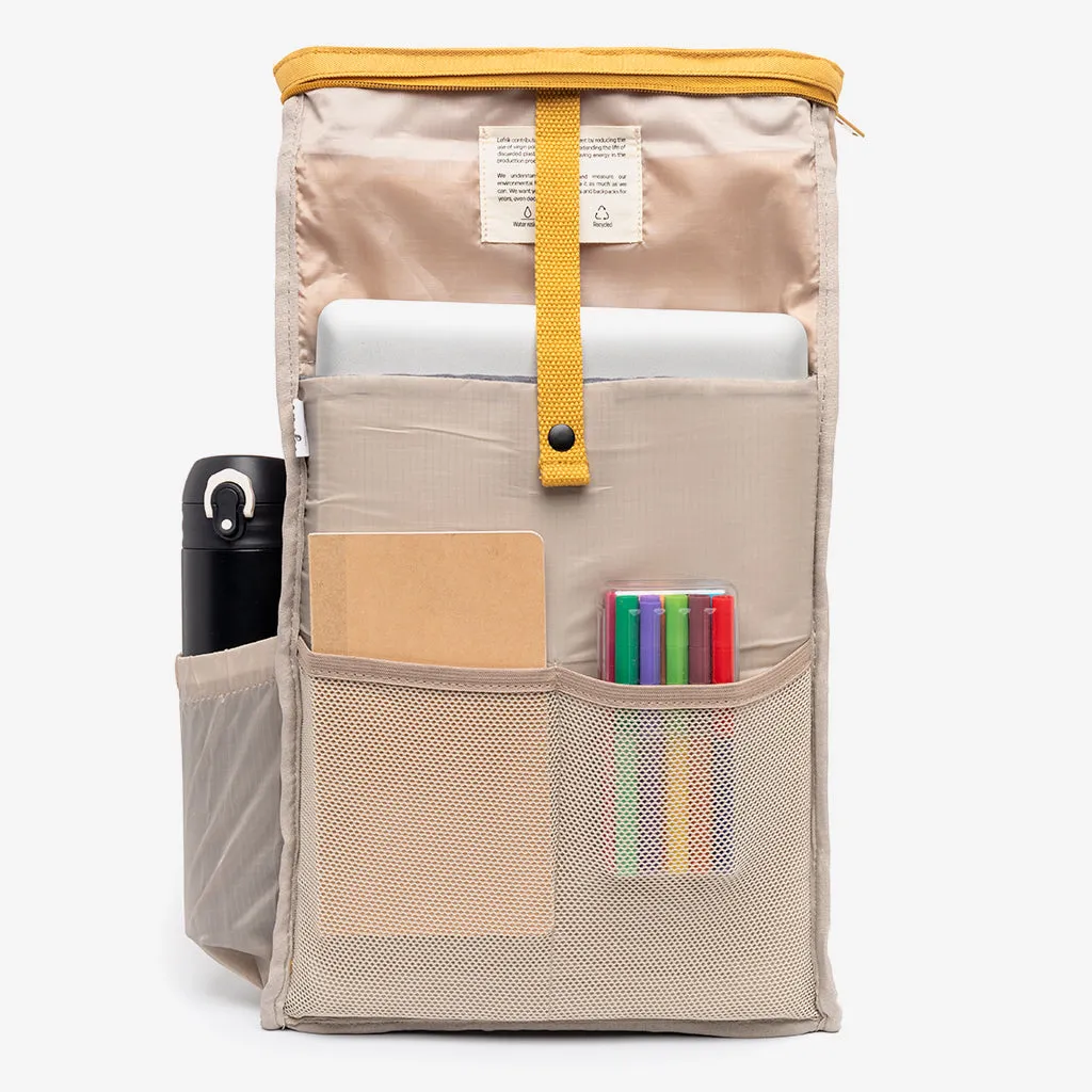 Roll Mini Backpack Mustard sold by Ivalo.com product image thumbnail 3