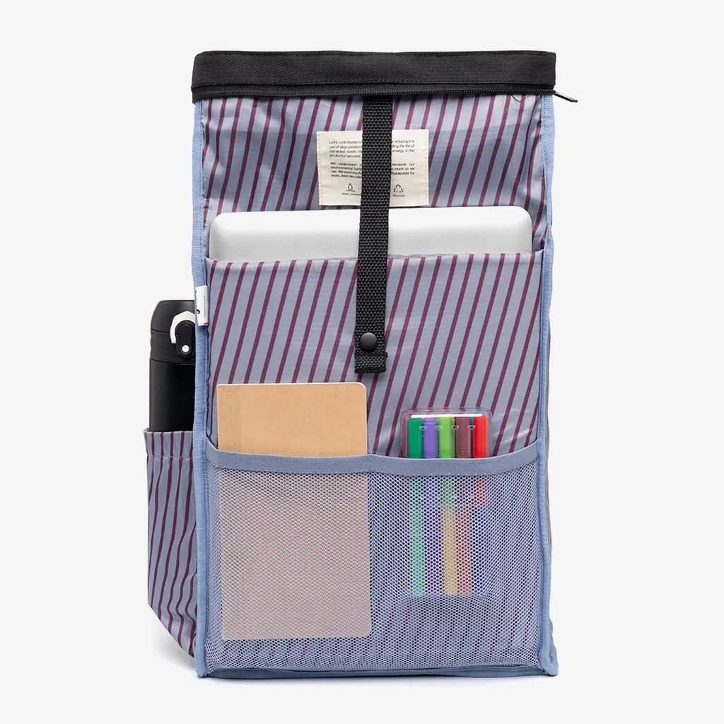 Roll Mini Backpack Stripes Black sold by Ivalo.com product image thumbnail 3